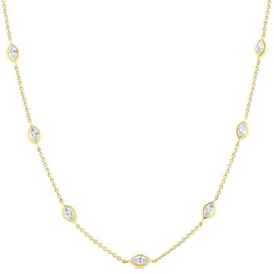 Diamond Station Necklace