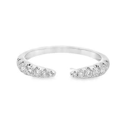 Diamond Open Style Stackable Ring
