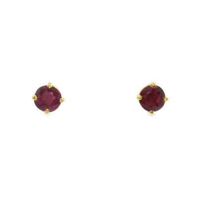 Ruby Stud Earrings
