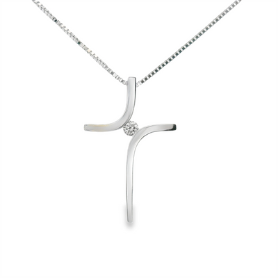 Diamond Cross Pendant