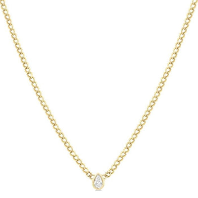 Diamond Solitaire Necklace