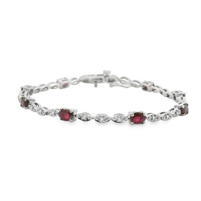 Ruby & Diamond Bracelet
