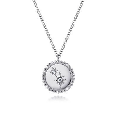 Bujukan Sterling Silver Starburst Medallion Pendant