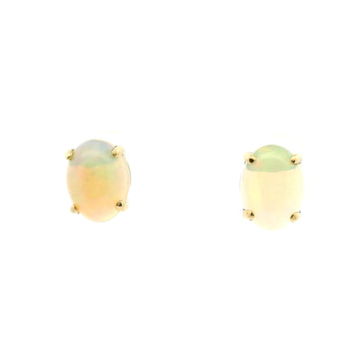 Ethiopian Opal Stud Earrings