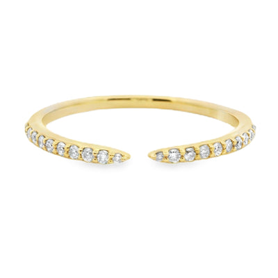 Diamond Open Style Wedding Ring