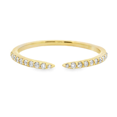 Diamond Open Style Wedding Ring