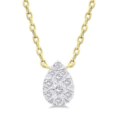 Lovebright Diamond Soltaire Necklace