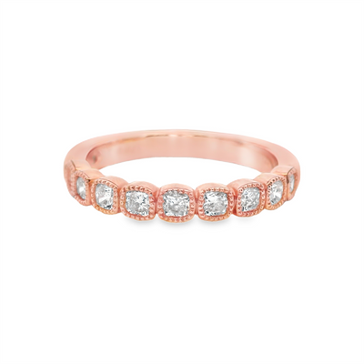 Diamond Bezel Wedding Ring