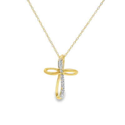 Diamond Cross Pendant