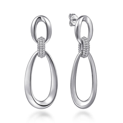 Bujukan Sterling Silver Drop Earrings