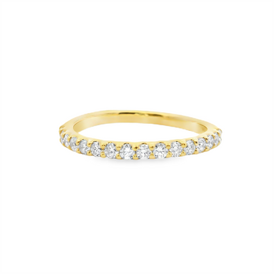 Diamond Straight Wedding Ring