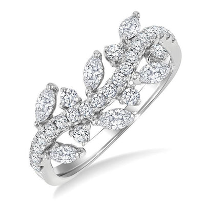 Diamond Nature-Inspired Fashion Ring