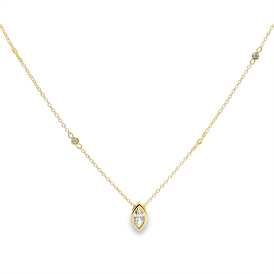 Diamond Station Necklace