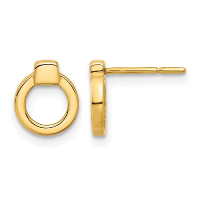 Circle Stud Earrings