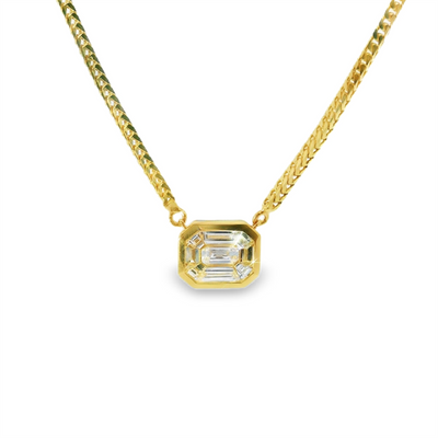 Diamond Solitaire Necklace