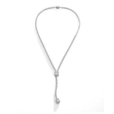 Diamond Lariat Necklace
