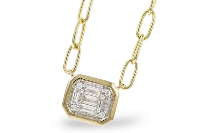 Diamond Solitaire Necklace