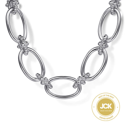 17" Bujukan Sterling Silver Necklace