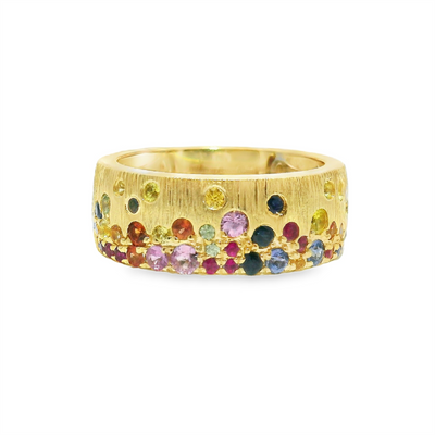 Rainbow Sapphire Fashion Ring