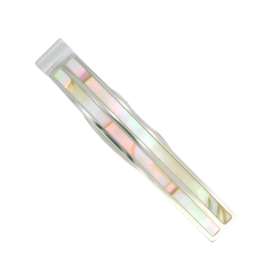 Stainless Steel Abalone Tie Clip
