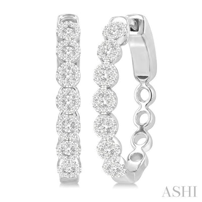 Lovebright Essential Diamond Hoop Earrings