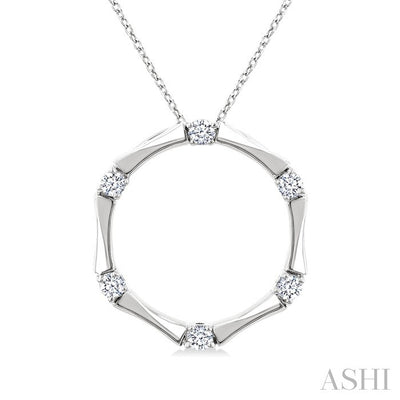 Diamond Fashion Bamboo Pendant