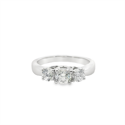Three Stone Diamond Ring