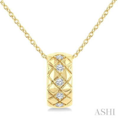 Golden Glow Diamond Fashion Pendant
