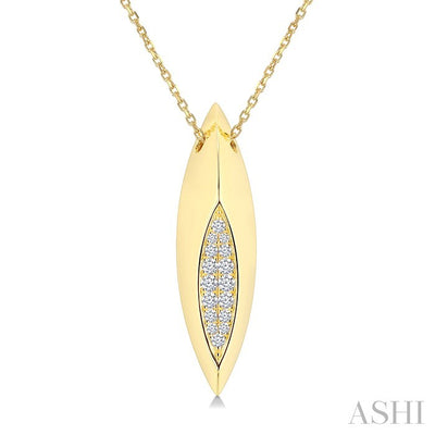 Marquise Shape Diamond Fashion Pendant