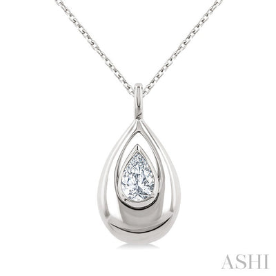 Pear Shape Diamond Fashion Pendant