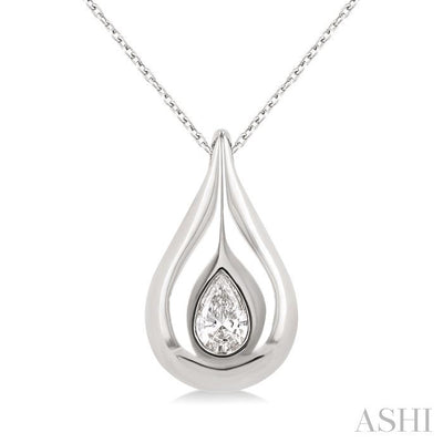 Pear Shape Diamond Fashion Pendant
