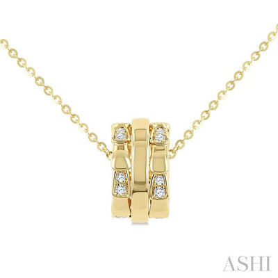 Diamond Rondelle Fashion Pendant