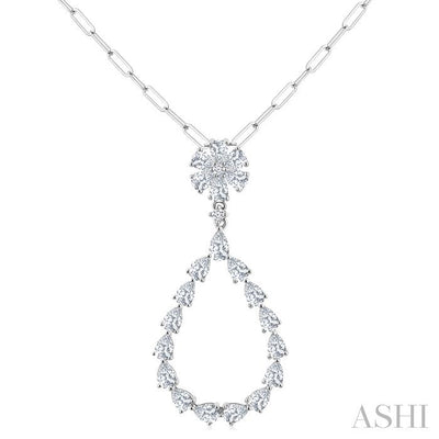 Pear Shape Diamond Fashion Pendant