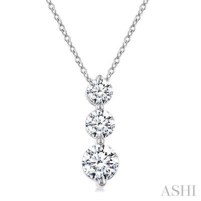 3 Stone Diamond Fashion Pendant