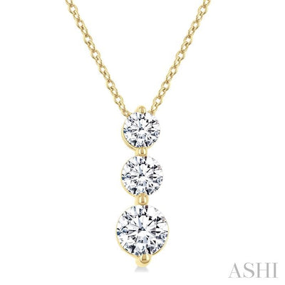 3 Stone Diamond Fashion Pendant
