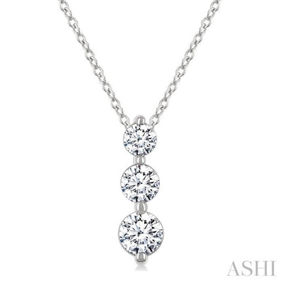 3 Stone Diamond Fashion Pendant