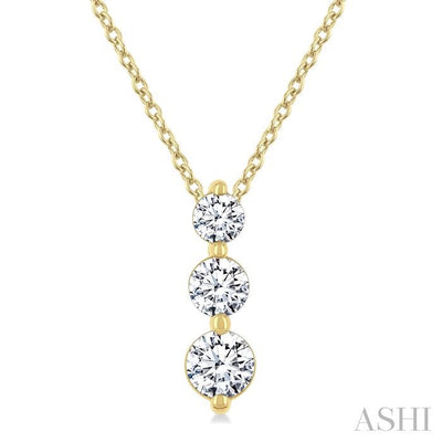 3 Stone Diamond Fashion Pendant