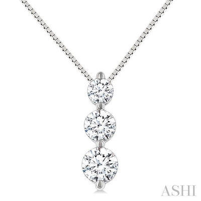 3 Stone Diamond Fashion Pendant