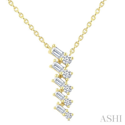 Mixed Shape Diamond Fashion Pendant