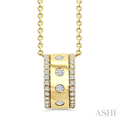 Golden Glow Diamond Fashion Pendant