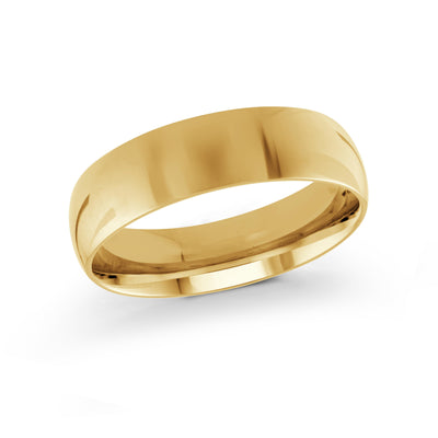 Men's High Polish Wedding Ring