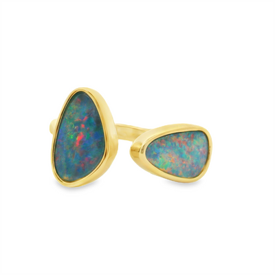 Australian Opal Doublet Ring