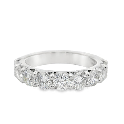 French Pave Anniversary Ring