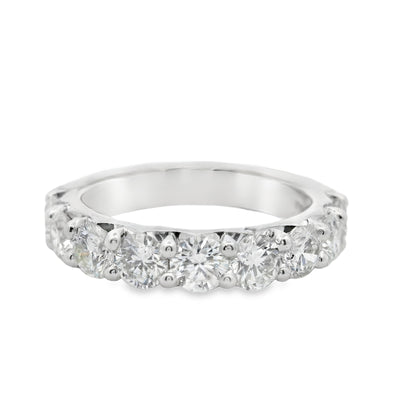 French Pave Anniversary Ring