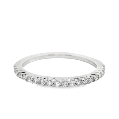 French Pave Anniversary Ring