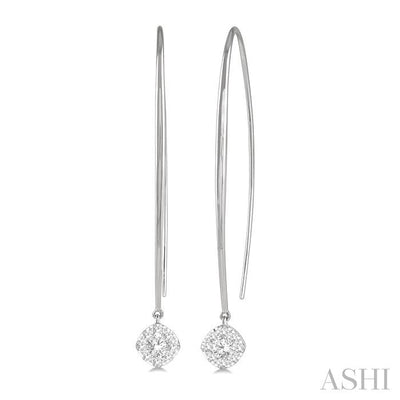 Cushion Shape Lovebright Essential Diamond Earrings