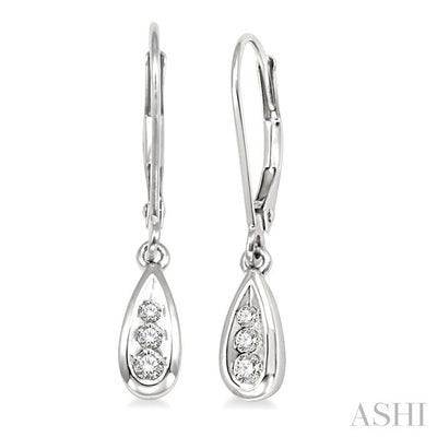 Pear Shape Diamond Earrings