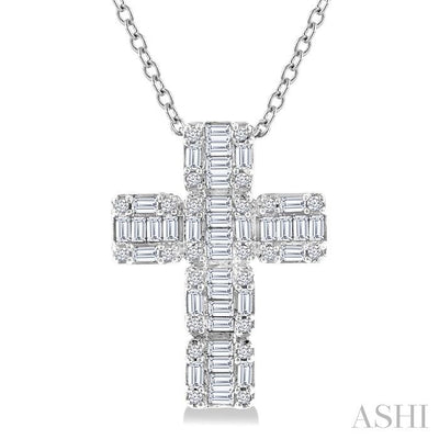 Cross Fusion Diamond Fashion Pendant