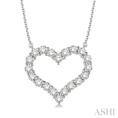 Heart Shape Diamond Pendant
