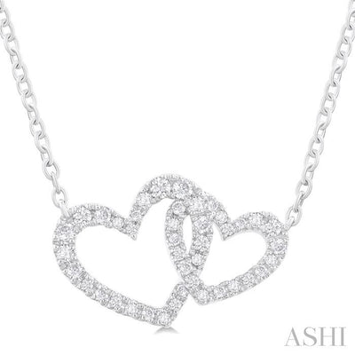 Heart Interlock Diamond Fashion Pendant